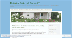 Desktop Screenshot of historicalsocietyofeastonct.org