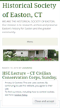 Mobile Screenshot of historicalsocietyofeastonct.org