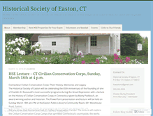 Tablet Screenshot of historicalsocietyofeastonct.org
